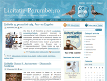 Tablet Screenshot of licitatie-porumbei.ro